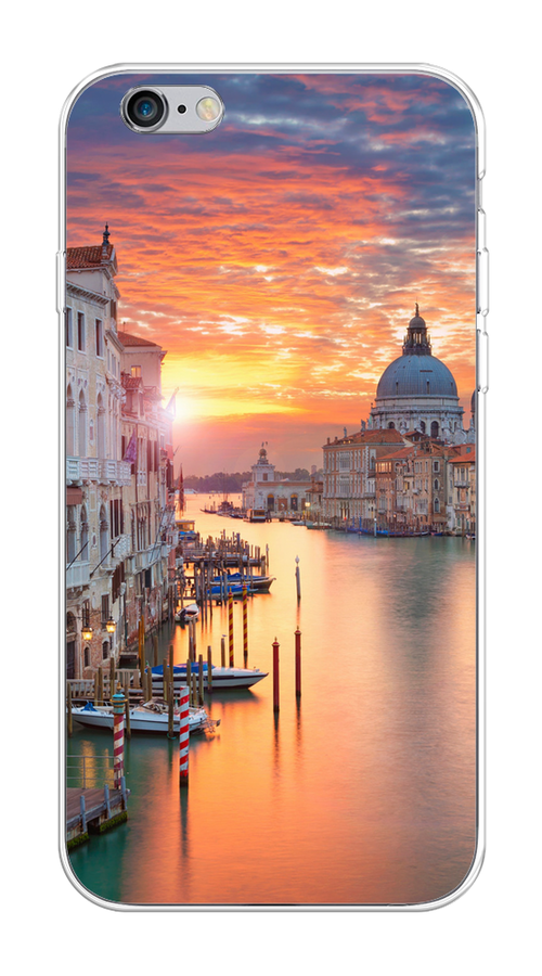 

Чехол на Apple iPhone 6/6S "Восход 11", Розовый;оранжевый, 10450-2