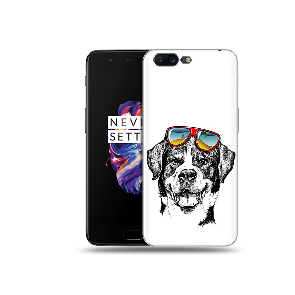 

Чехол MyPads Tocco для OnePlus 5 счастливая собака, Прозрачный, Tocco