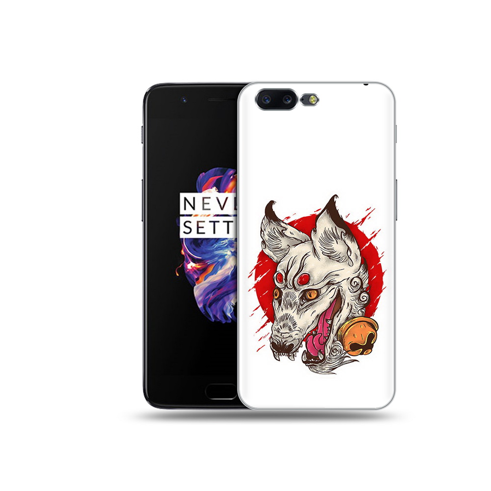 

Чехол MyPads Tocco для OnePlus 5 страшная собака, Прозрачный, Tocco