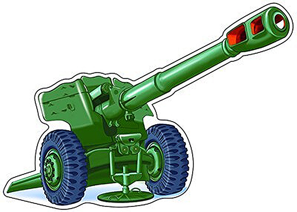 Пушка Мини-Плакат вырубной ФМ1-9357, арт.00-00006322