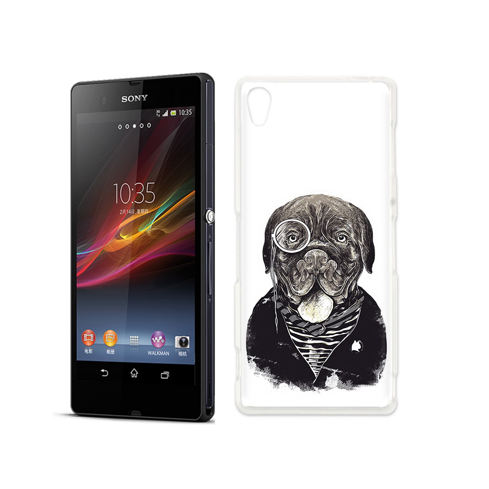

Чехол MyPads Tocco для Sony Xperia Z солидный песик, Прозрачный, Tocco