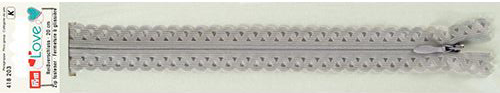 

418203 Застежка-молния декоративная Prym Love S11 20cм, серый цв. 1шт Prym