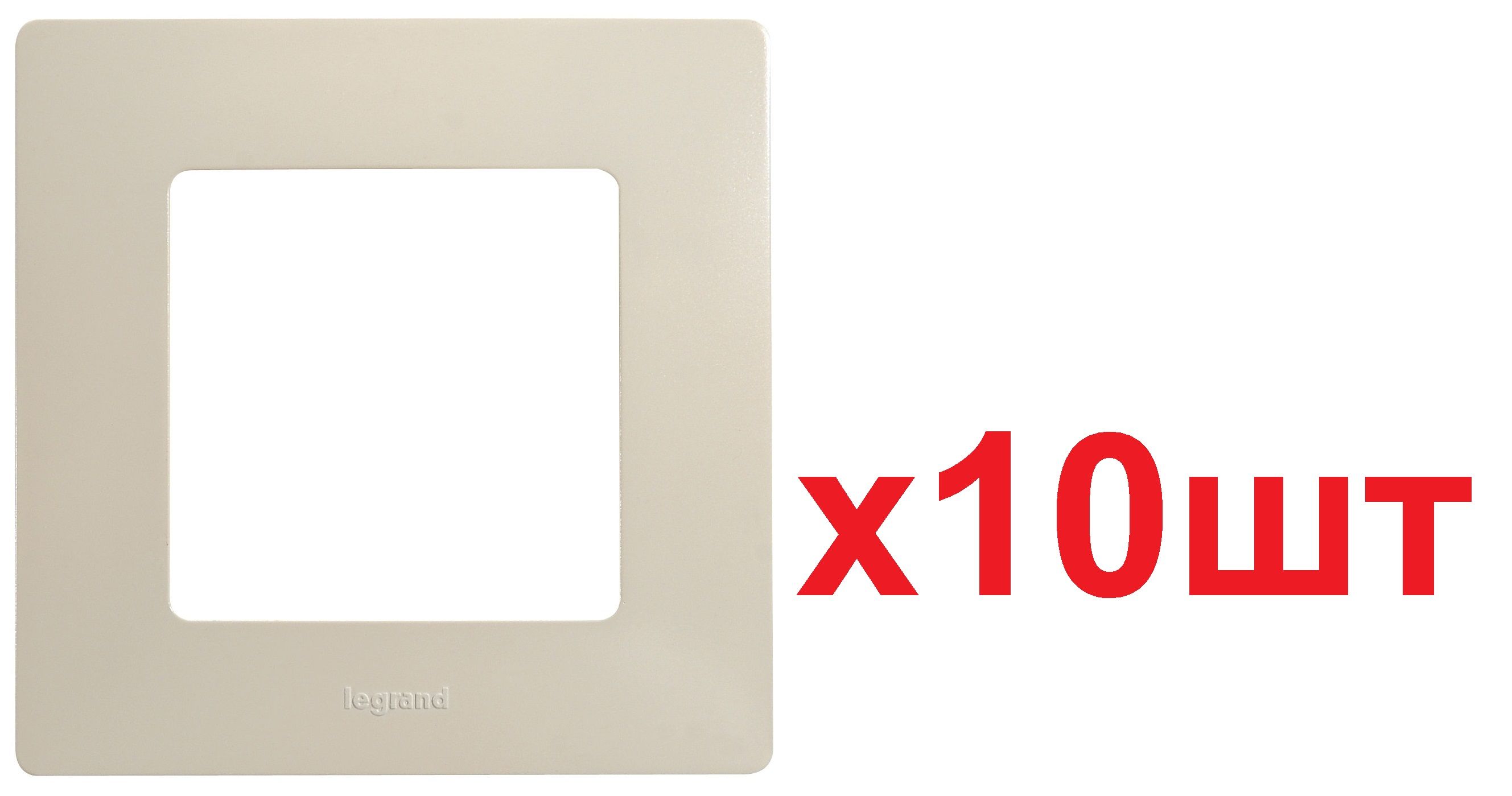 

Legrand Etika Сл.кость Рамка 1-ая 672511 (10шт), Бежевый, Рамка 1-ая_Горизонтальная