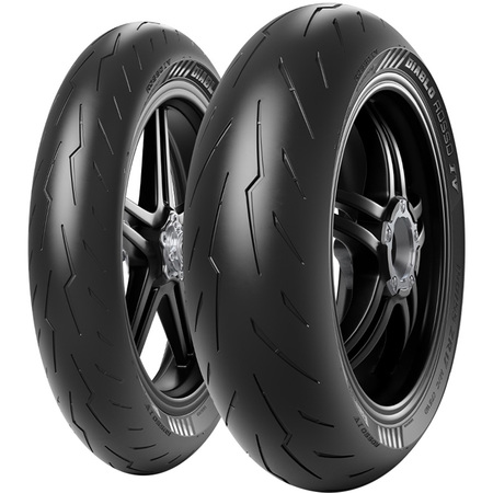 фото Мотошины 200/60 r17 pirelli diablo rosso iv corsa 80w tl задняя (rear) zr