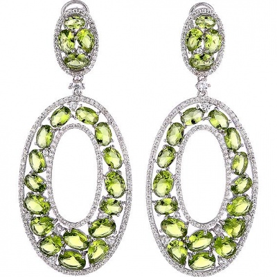 

Серьги подвески из серебра Element47 SE02208QPTSW-1_SR_PD_WG, перидот/фианит, SE02208QPTSW-1_SR_PD_WG