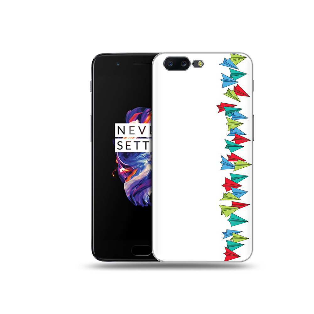 

Чехол MyPads Tocco для OnePlus 5 самолетики из листочков, Прозрачный, Tocco