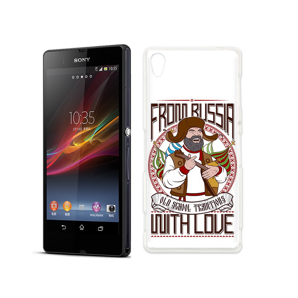 

Чехол MyPads Tocco для Sony Xperia Z русский мужчина, Прозрачный, Tocco