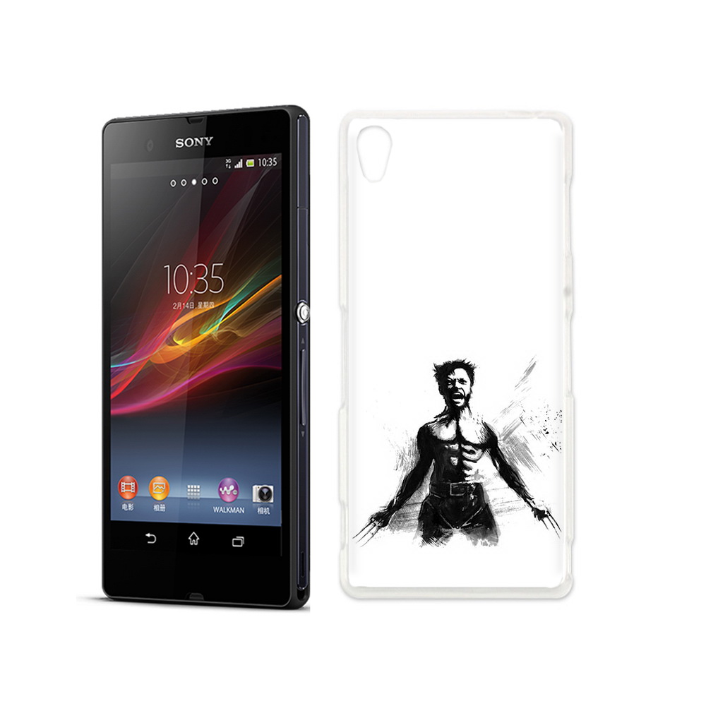 

Чехол MyPads Tocco для Sony Xperia Z росомаха, Прозрачный, Tocco