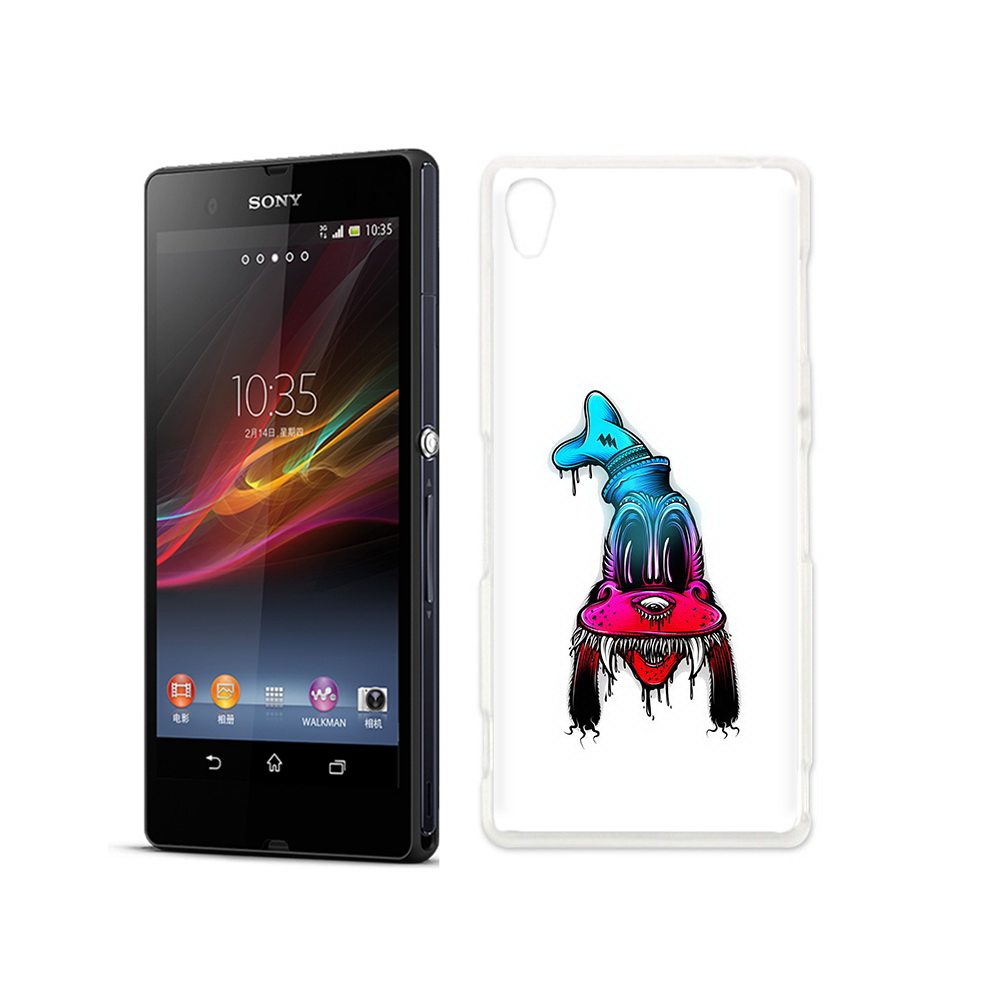 

Чехол MyPads Tocco для Sony Xperia Z Гуффи, Прозрачный, Tocco