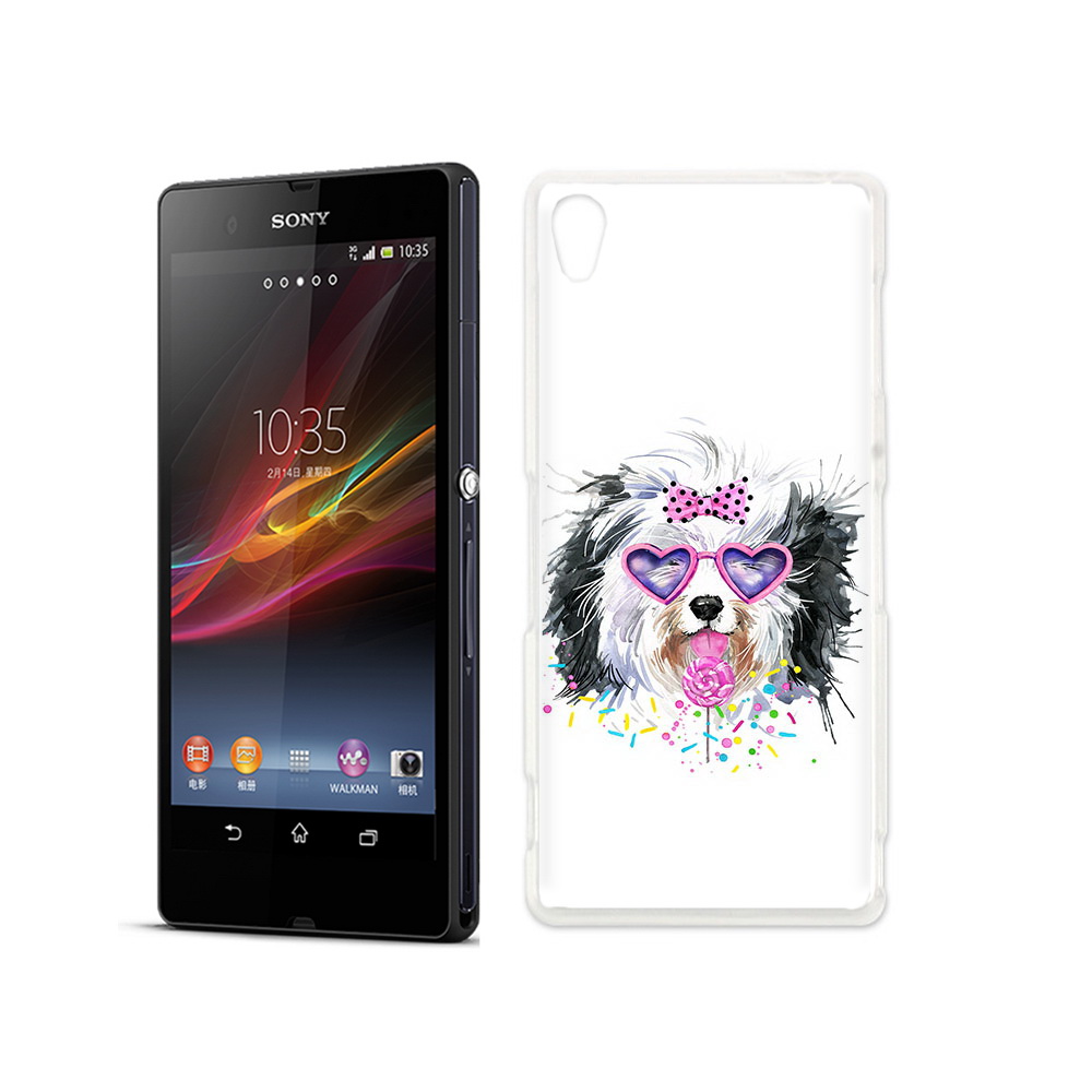 

Чехол MyPads Tocco для Sony Xperia Z пушистик, Прозрачный, Tocco