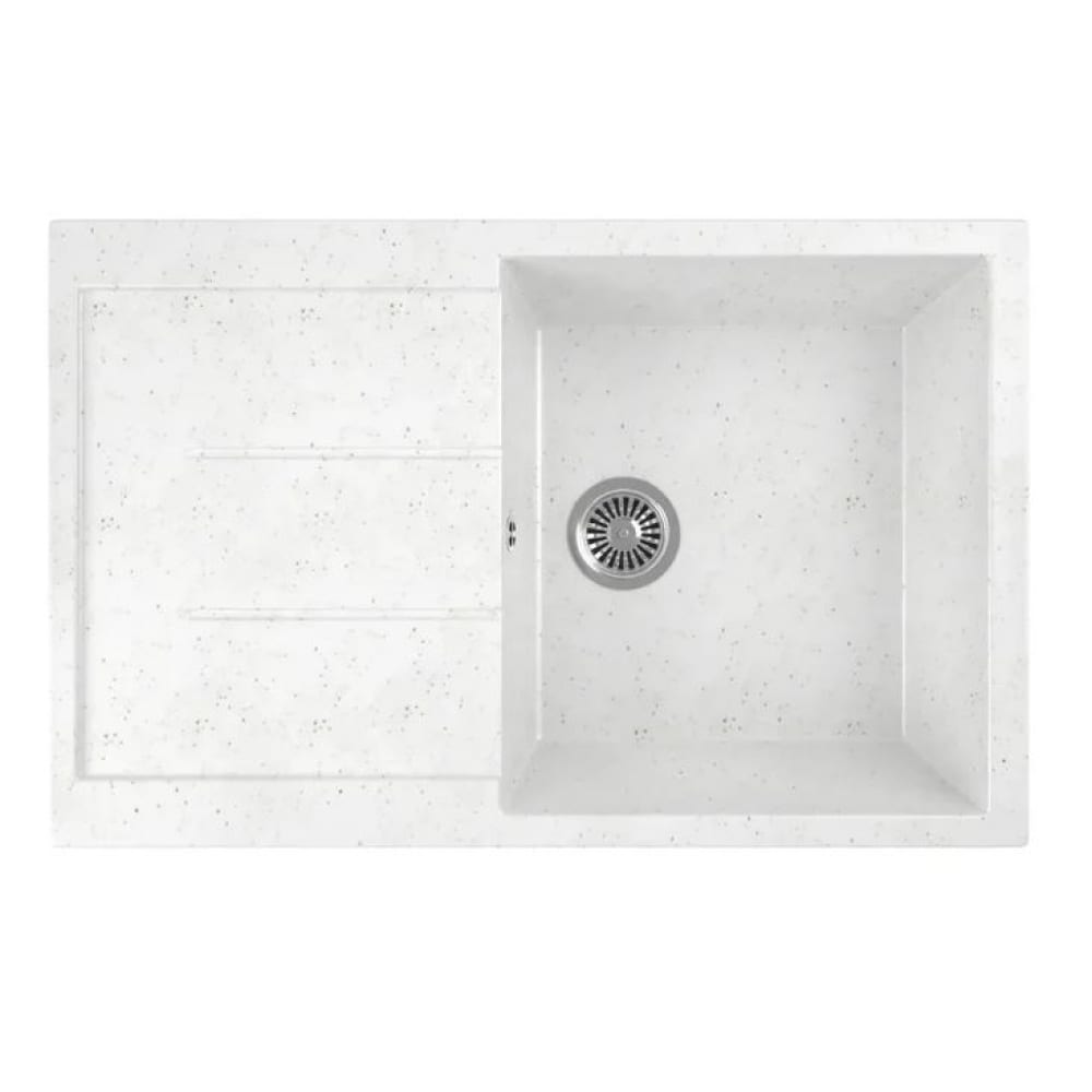 

Кухонная мойка GreenStone GRS-25 GRS-25-331 белая, Белый, GRS-25