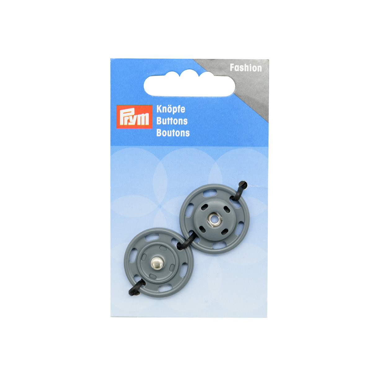 

Кнопки пришивные, серый, 25 мм, Prym 341838