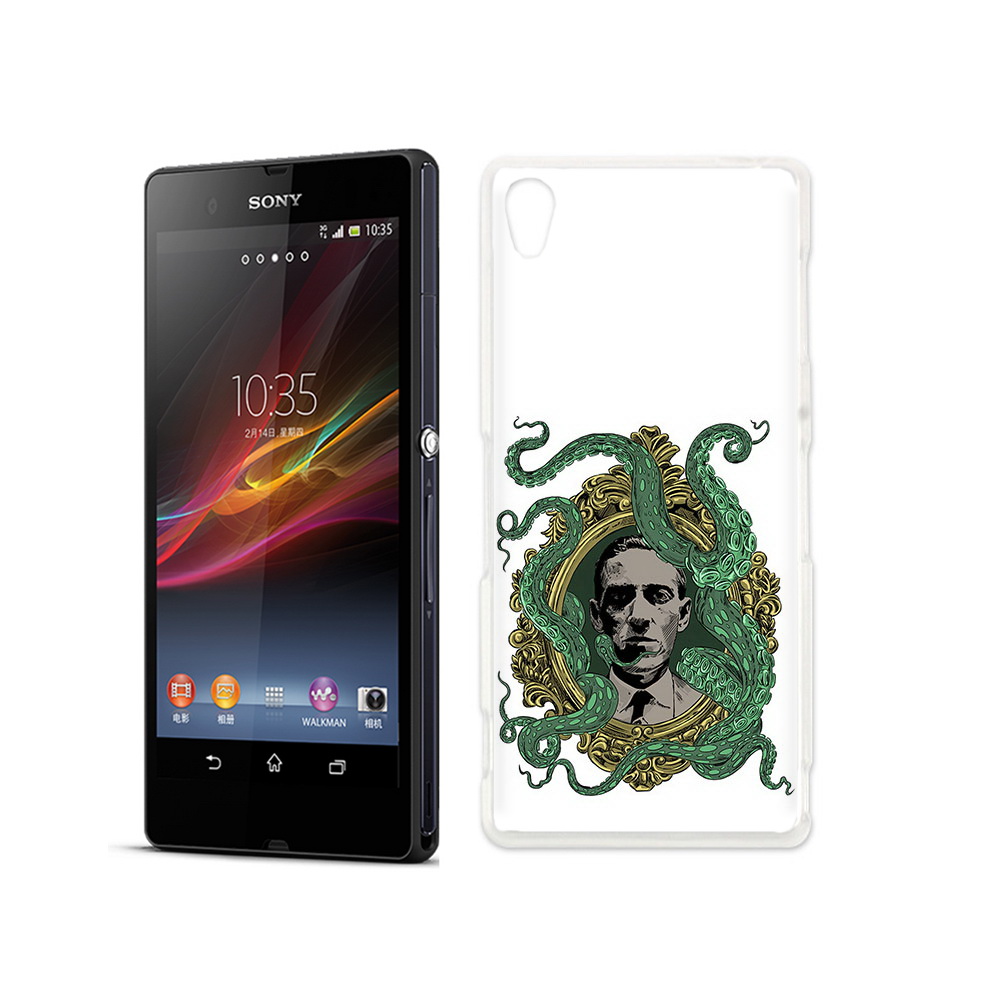 

Чехол MyPads Tocco для Sony Xperia Z портрет с кракеном, Прозрачный, Tocco