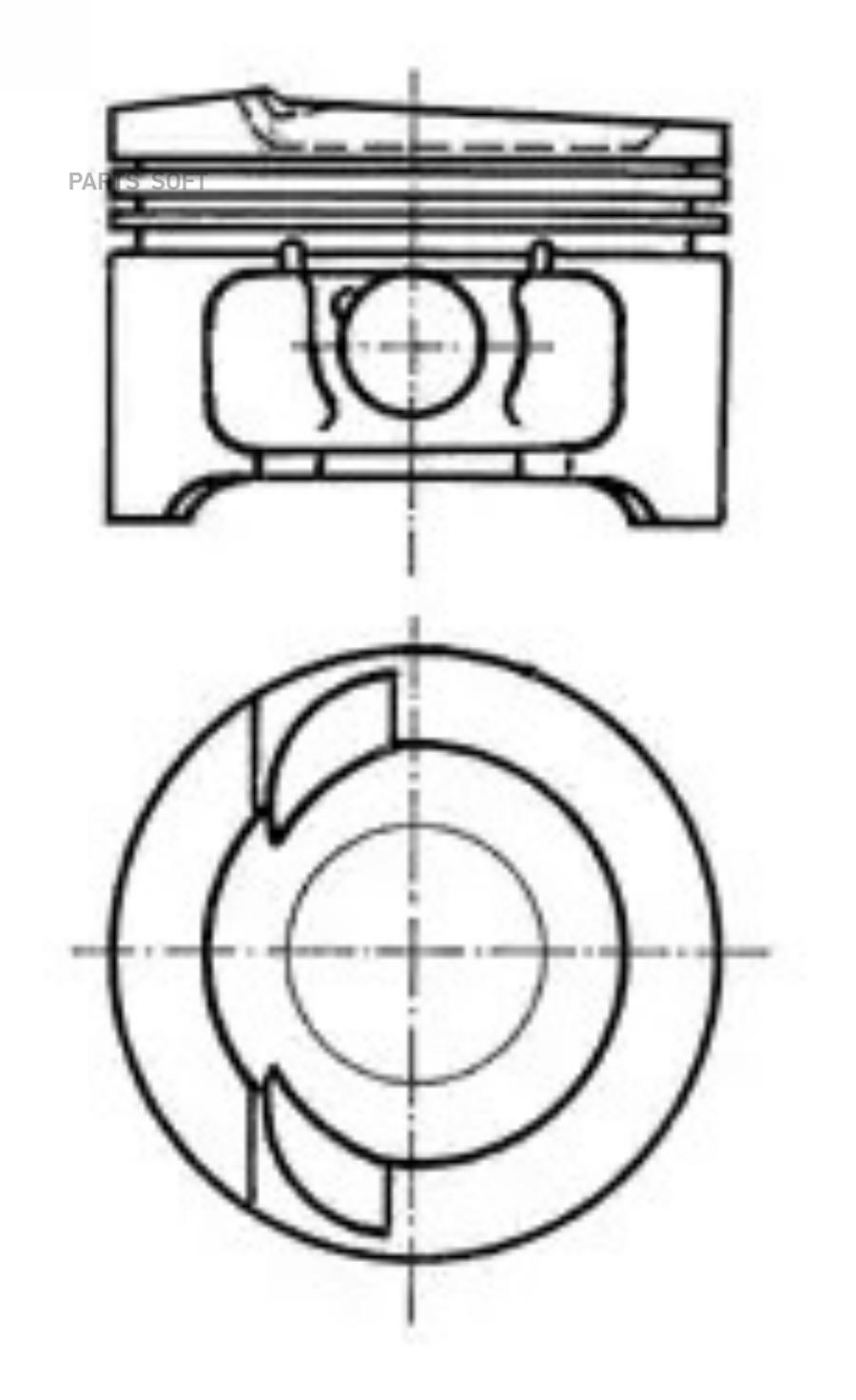 

Поршень Dm8100x15x175x30 +050 Цена За 1 Шт KOLBENSCHMIDT 91033610