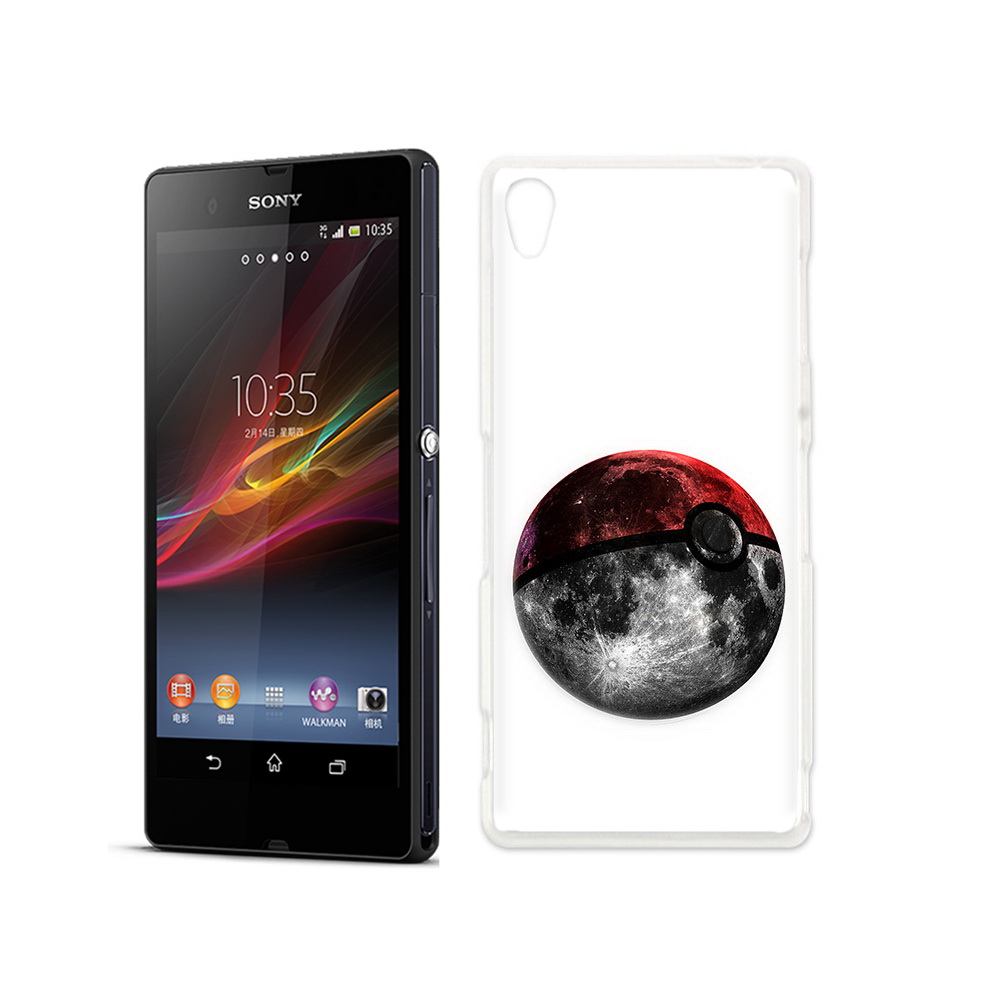 

Чехол MyPads Tocco для Sony Xperia Z планета покебол, Прозрачный, Tocco