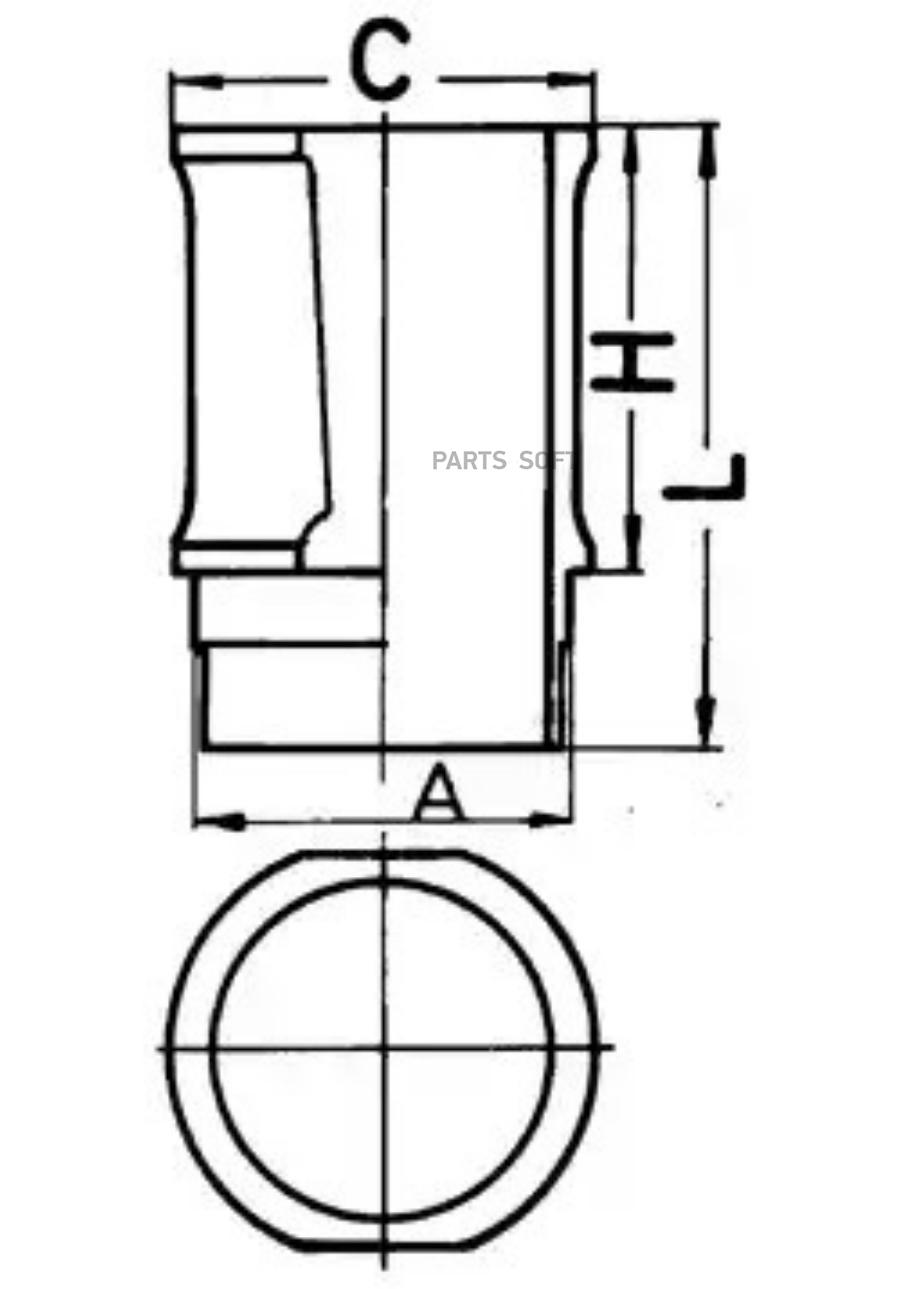 

Гильза D83.00 Std KOLBENSCHMIDT 89301110