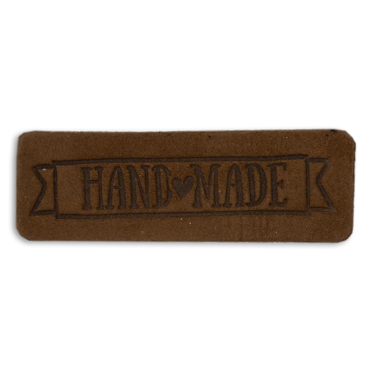

3 Термоаппликация из кожи Hand Made 5,65*1,8см (40 светло-коричневый), 900560