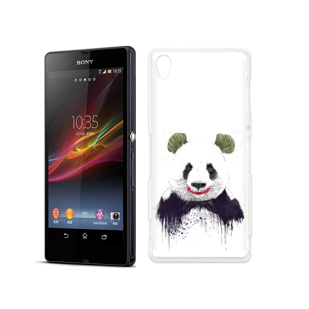 

Чехол MyPads Tocco для Sony Xperia Z панда джокер, Прозрачный, Tocco
