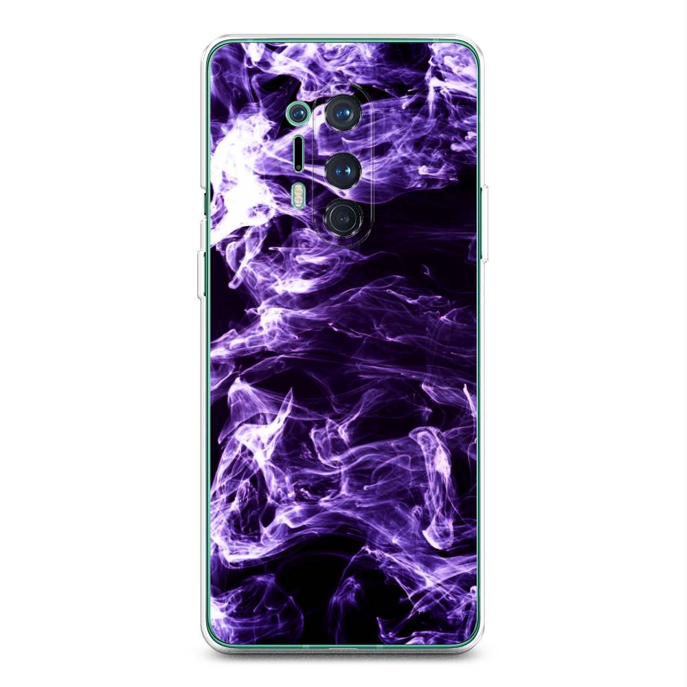 

Чехол на OnePlus 8 Pro "Фиолетовый дым", Фиолетовый;белый;черный, 151050-3
