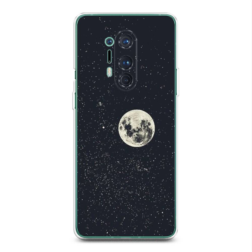 

Чехол на OnePlus 8 Pro "Полнолуние", Красный, 151050-2