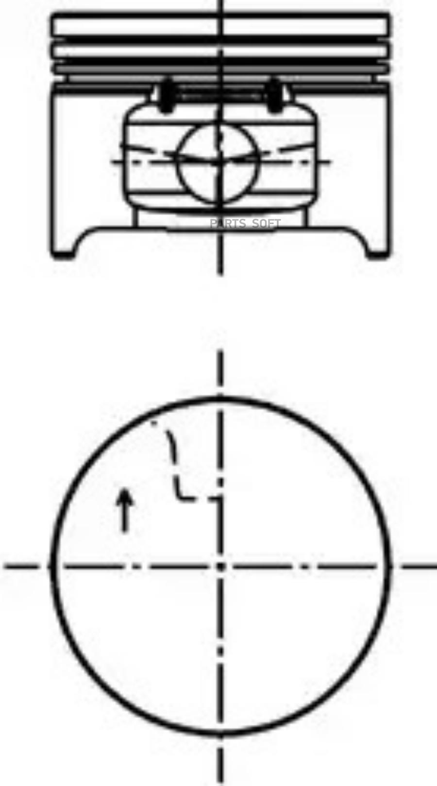 

Поршень KOLBENSCHMIDT Dm.79.50x1.5x1.5x2.5 +0.25 Renault Logan; Sandero 1.4 Mot.K7j 04-