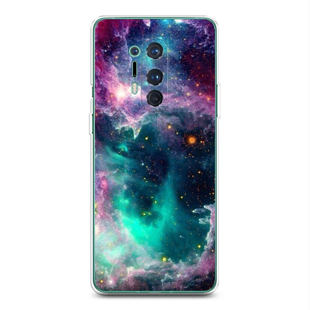 

Чехол на OnePlus 8 Pro "Звездные облака", Розовый;бежевый, 151050-2