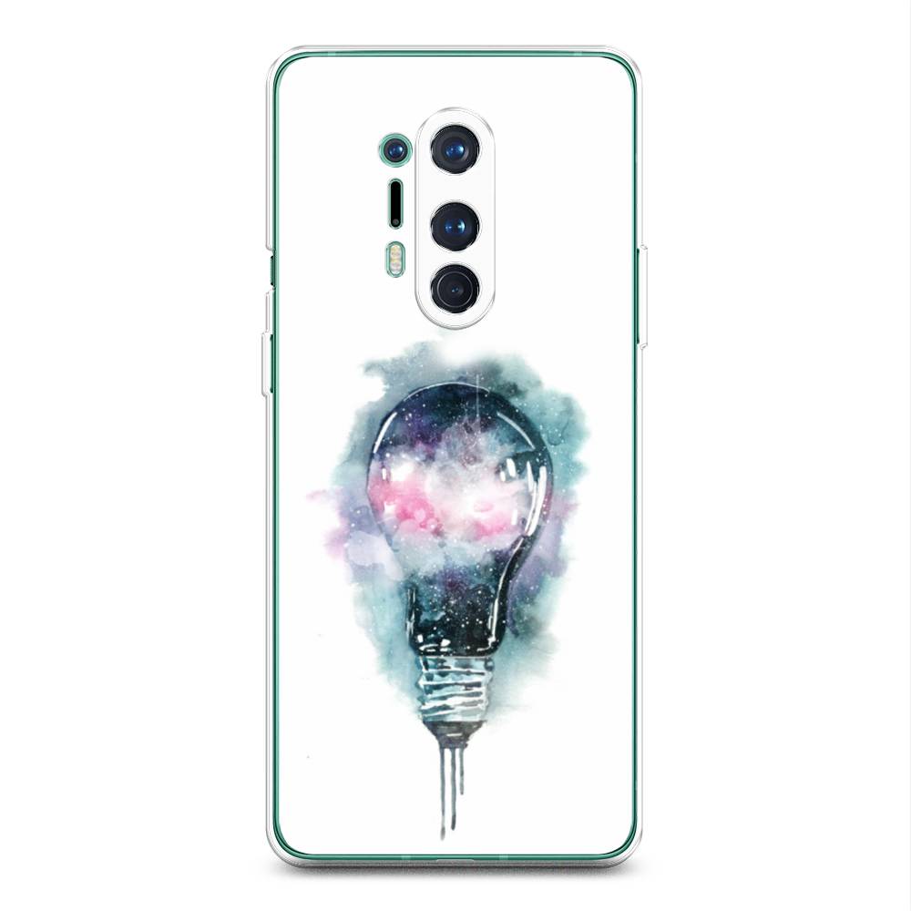 

Чехол на OnePlus 8 Pro "Волшебная лампа", Белый;серый, 151050-4