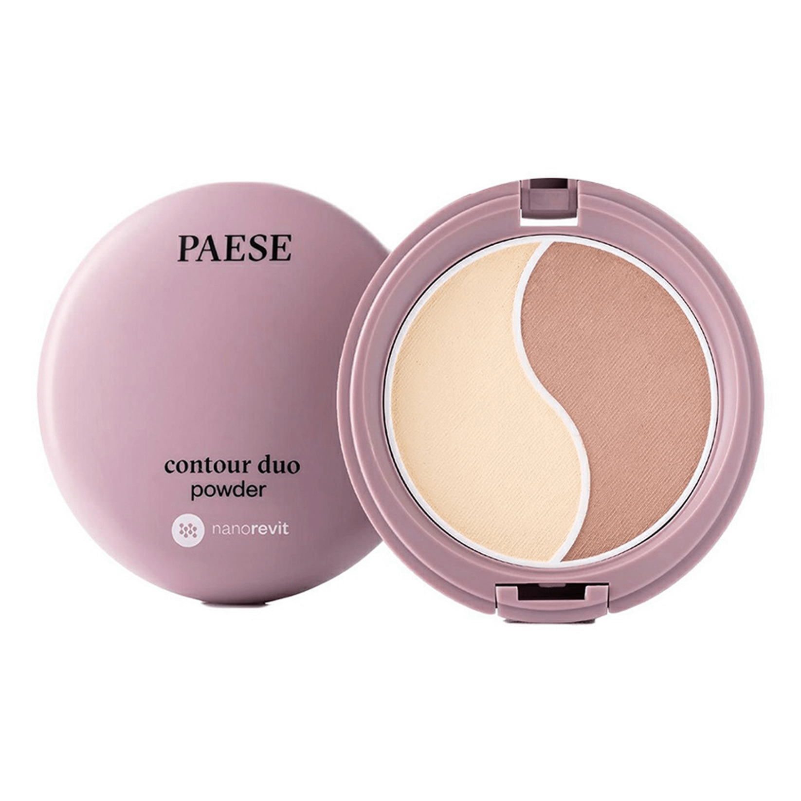 Палетка для контуринга лица PAESE Contour Duo Powder пудра и бронзер 4,5 г