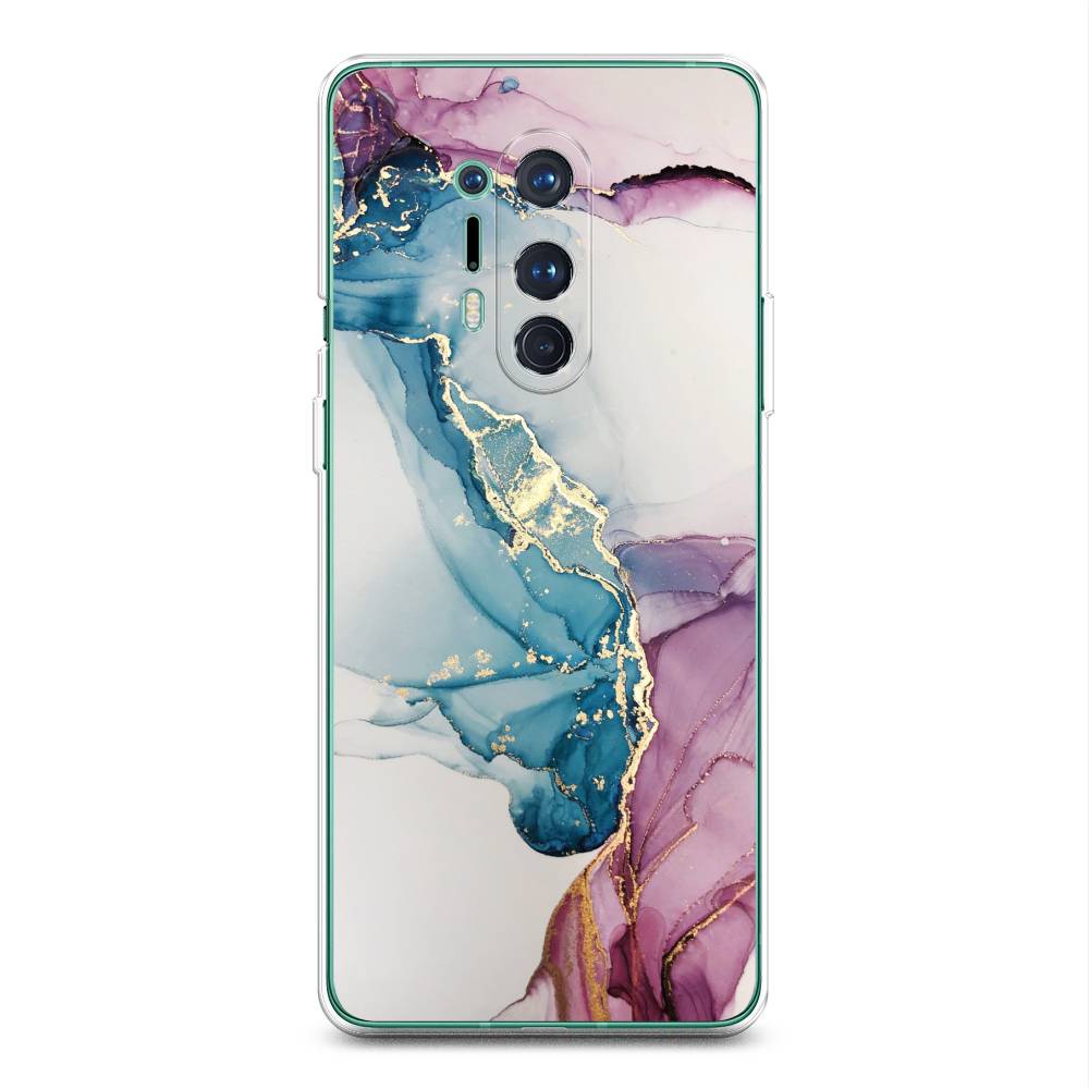 

Чехол на OnePlus 8 Pro "Розовые разводы рисунок", 151050-3