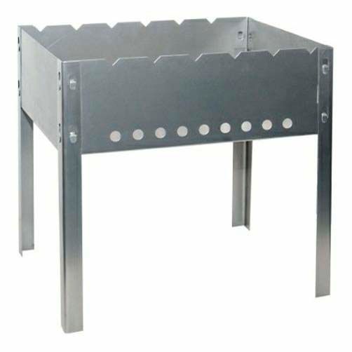 

Мангал Союзгриль портативный разборной серебристый 35 x 25 см, Серый