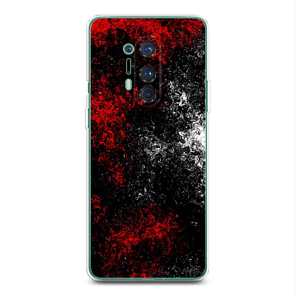 

Чехол на OnePlus 8 Pro "Монотипия", Красный;черный;белый, 151050-3