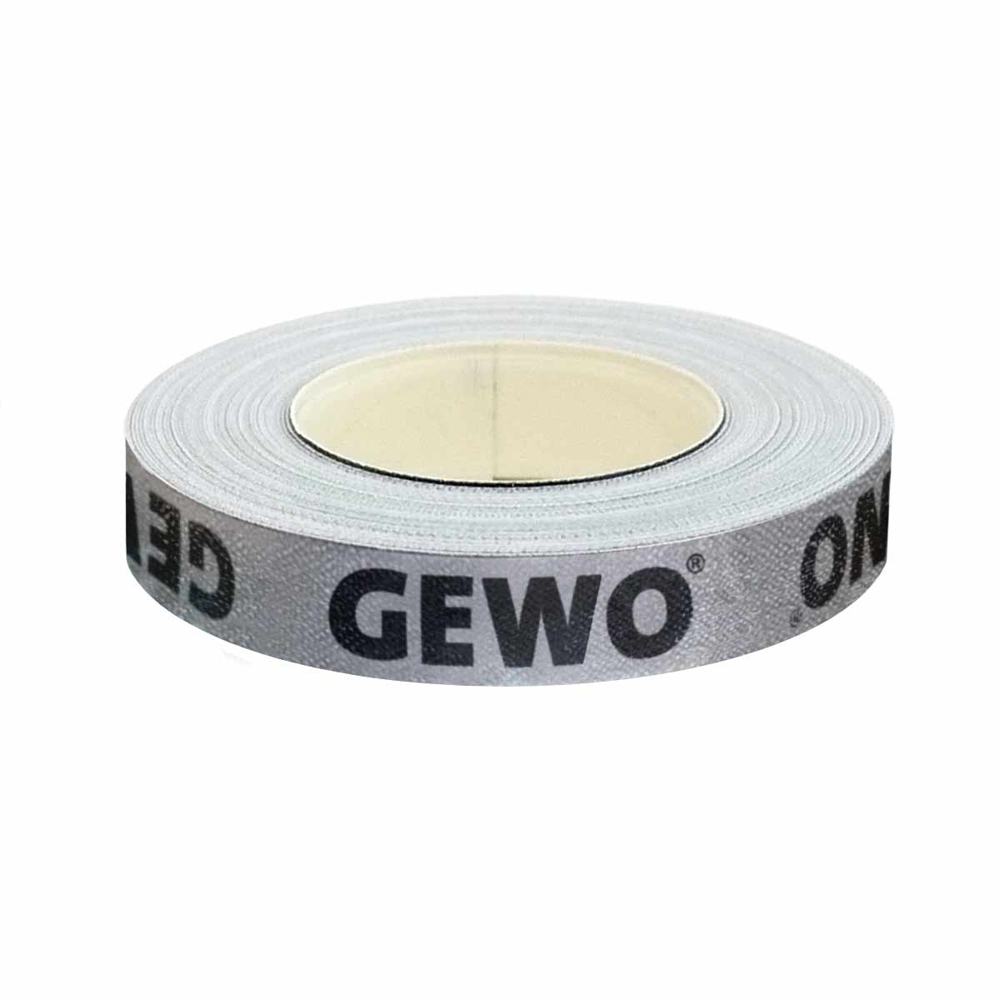 Торцевая лента для настольного тенниса Gewo 1m/12mm Prepacked, Silver
