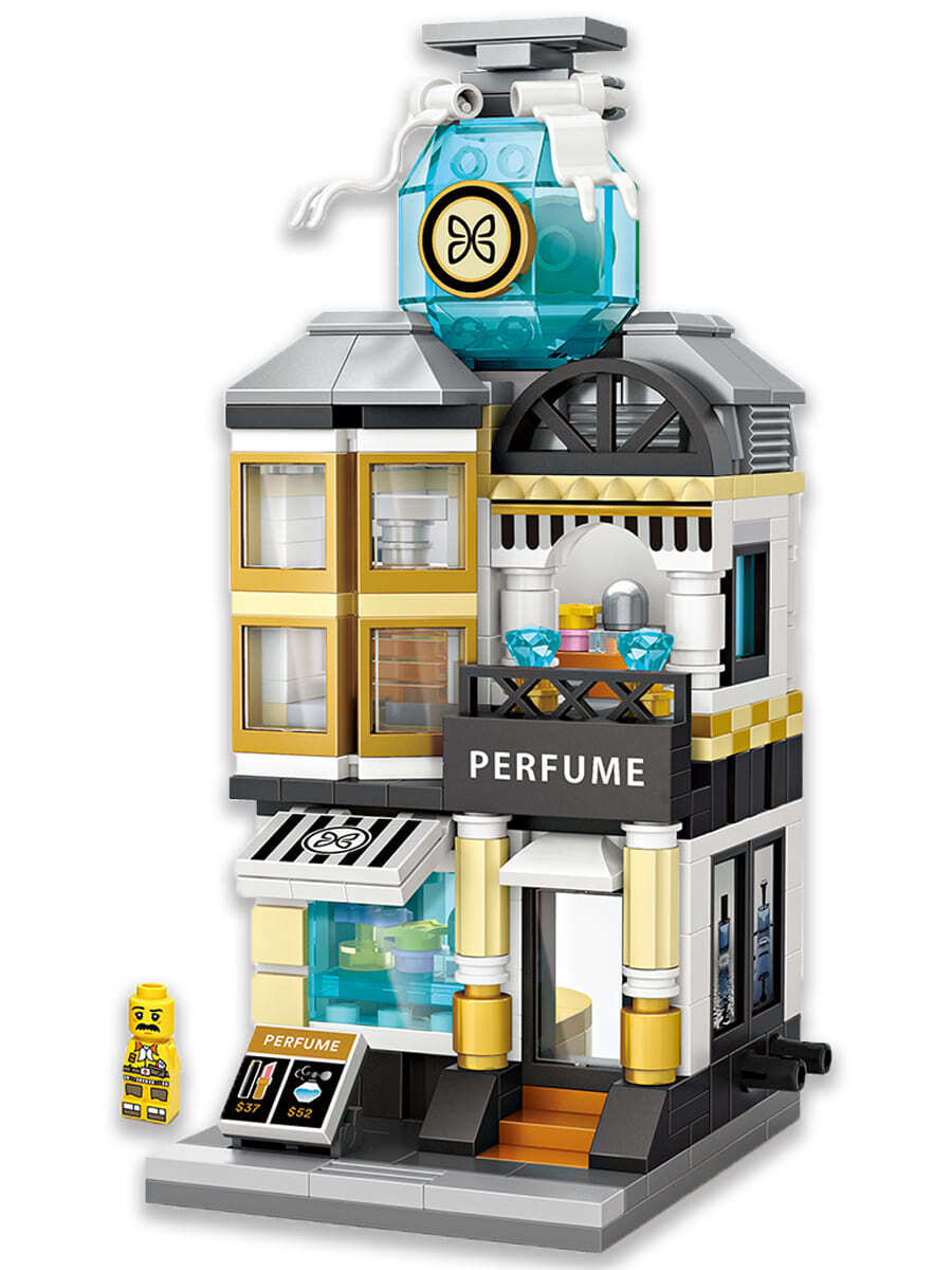 

Конструктор LOZ mini Магазин парфюмерии 400 дет. № 1634 Perfume shop Street mini Series