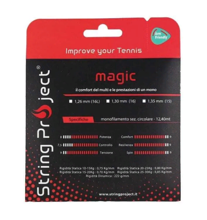 

Струна для тенниса String Project 12m Magic OZN504368763, Red, 12m Magic