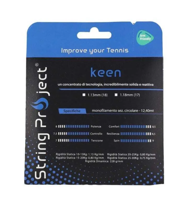 

Струна для тенниса String Project 12m Keen OZN504367920, Blue, 0.5, 12m Keen