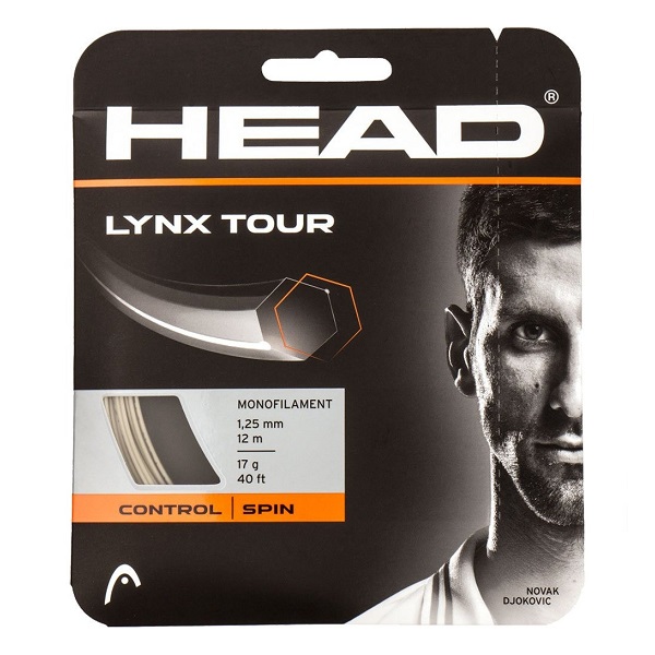 

Струна для тенниса HEAD 12m Lynx Tour 281790-CP, Ivory, 1.30, Бежевый, Lynx Tour