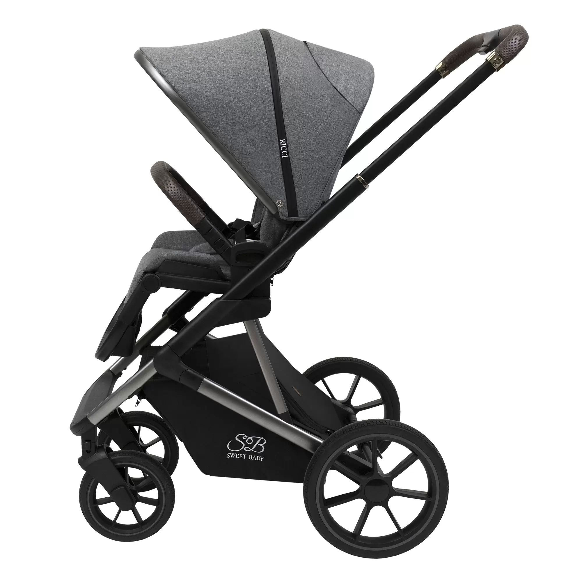 

Коляска Sweet Baby 2 в 1 Ricci City Grey, Sweet Baby 426671