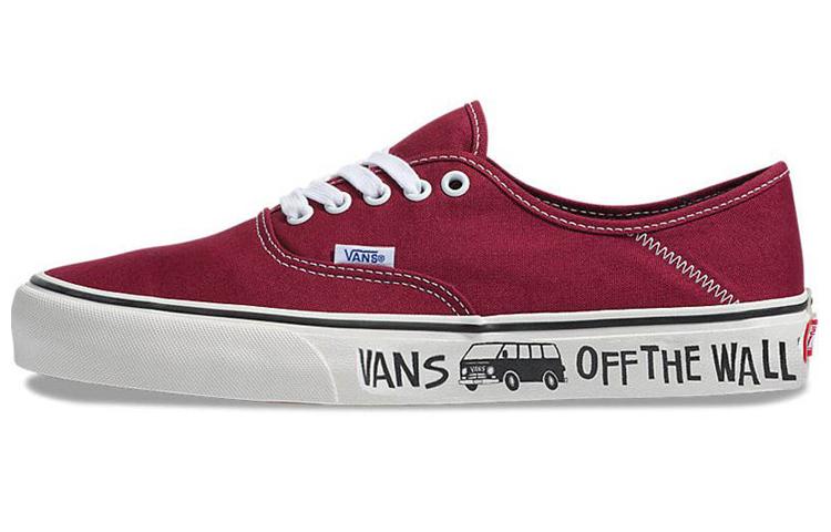 

Кеды унисекс Vans Authentic бордовые 40.5 EU, Бордовый, Authentic