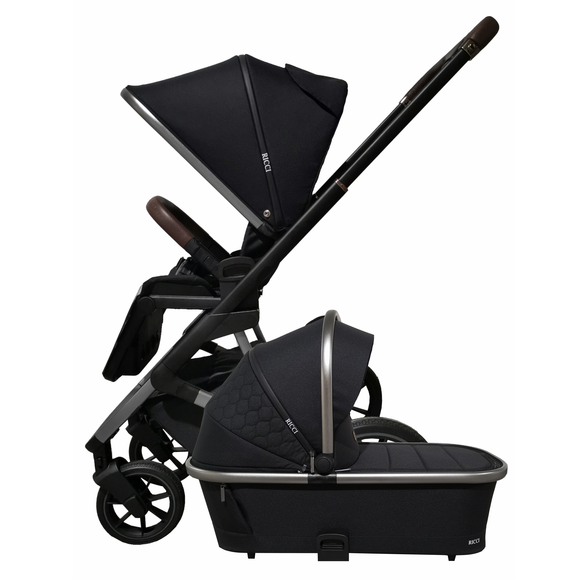 фото Коляска sweet baby 2 в 1 ricci black