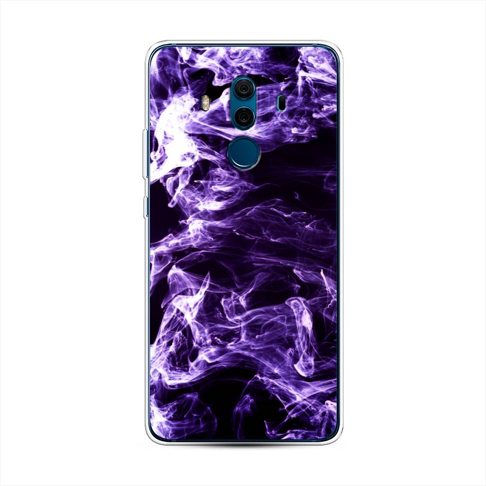 

Чехол на Huawei Mate 10 Pro "Фиолетовый дым", Фиолетовый;белый;черный, 63450-3