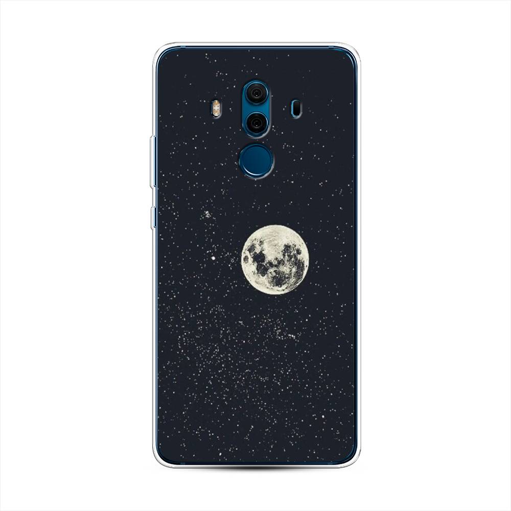 

Чехол на Huawei Mate 10 Pro "Полнолуние", Красный, 63450-2