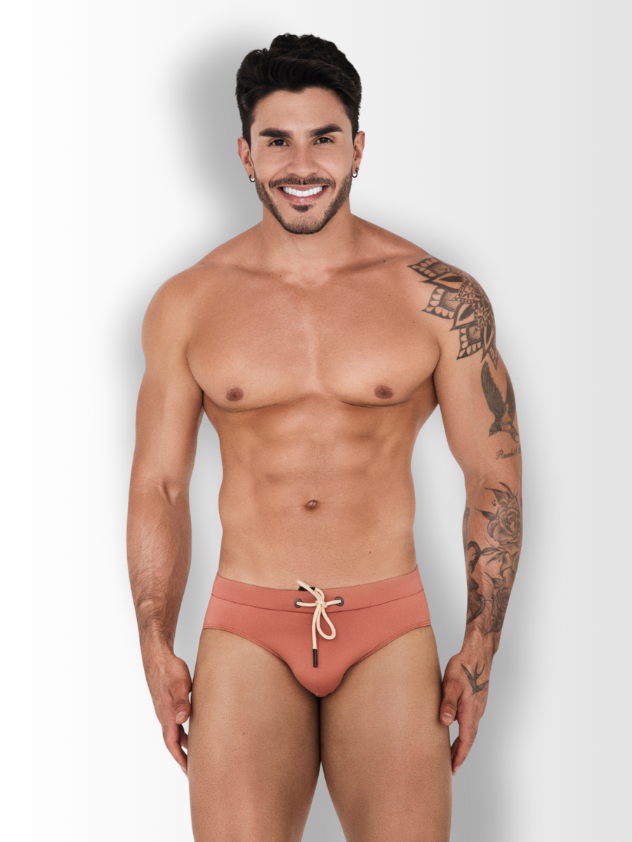 

Плавки мужские Clever Masculine Underwear 1514 оранжевые S, Оранжевый, 1514