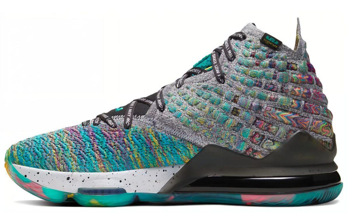 

Кроссовки унисекс Nike Lebron 17 I Promise 17 разноцветные 52.5 EU, Разноцветный, Lebron 17 I Promise 17