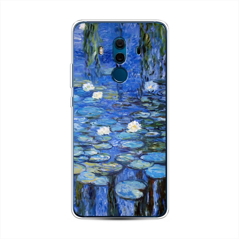 

Чехол на Huawei Mate 10 Pro "Нарисованный пруд", Синий;зеленый, 63450-4