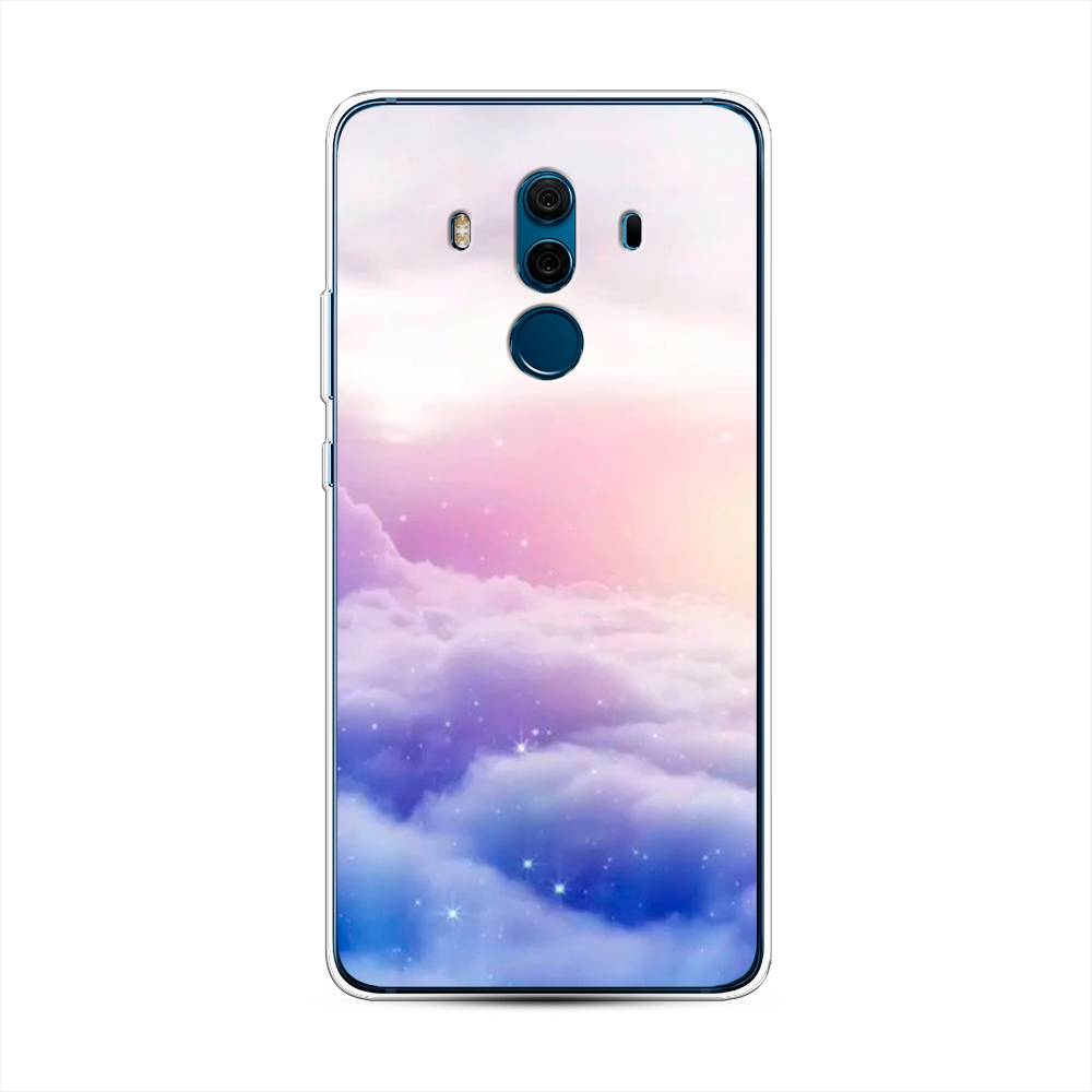 

Чехол на Huawei Mate 10 Pro "Небеса", Голубой;белый;розовый, 63450-2