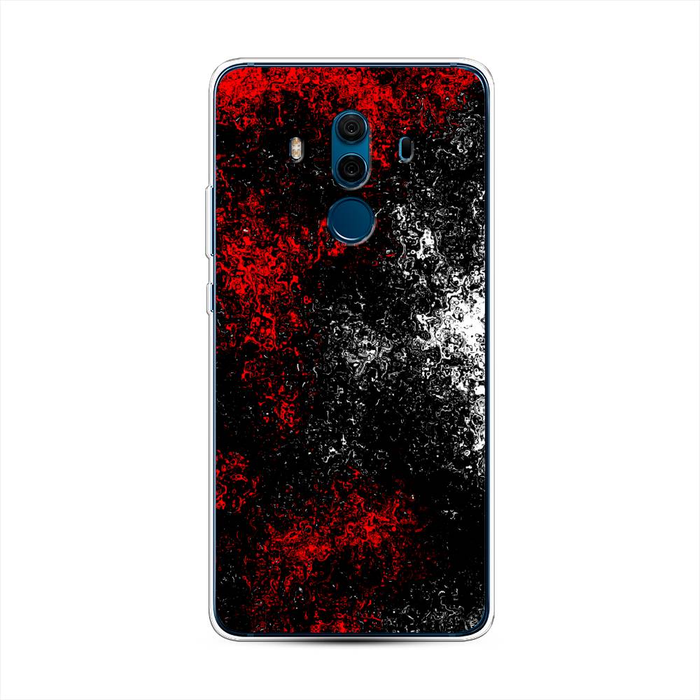 

Чехол на Huawei Mate 10 Pro "Монотипия", Красный;черный;белый, 63450-3