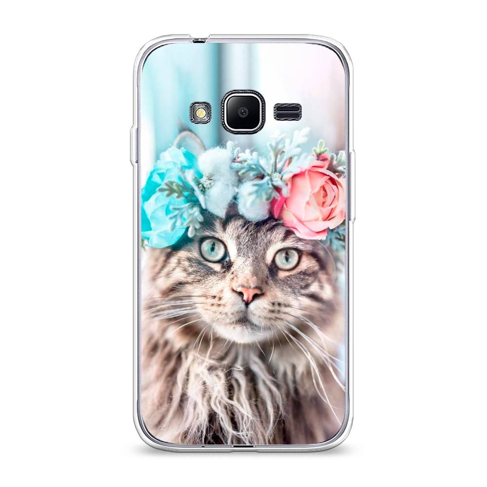 

Чехол Awog "Кот в венке" для Samsung Galaxy J1 mini Prime (2016), 25150-2