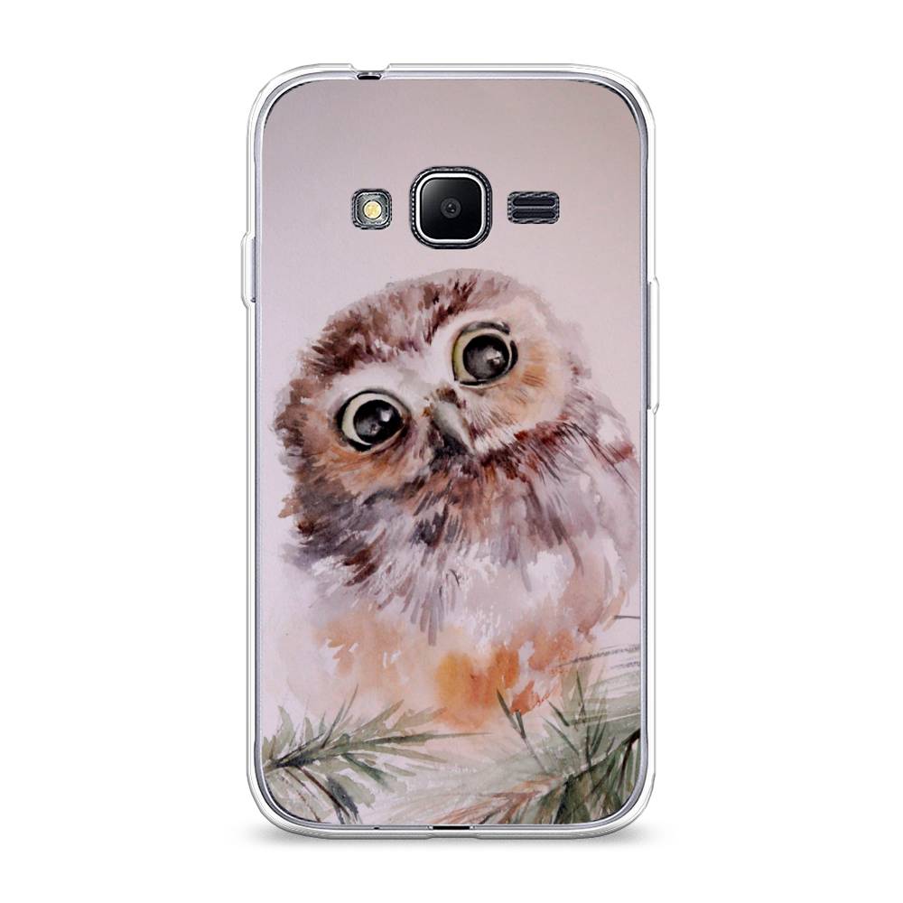 фото Чехол awog "сова на розовом" для samsung galaxy j1 mini prime (2016)