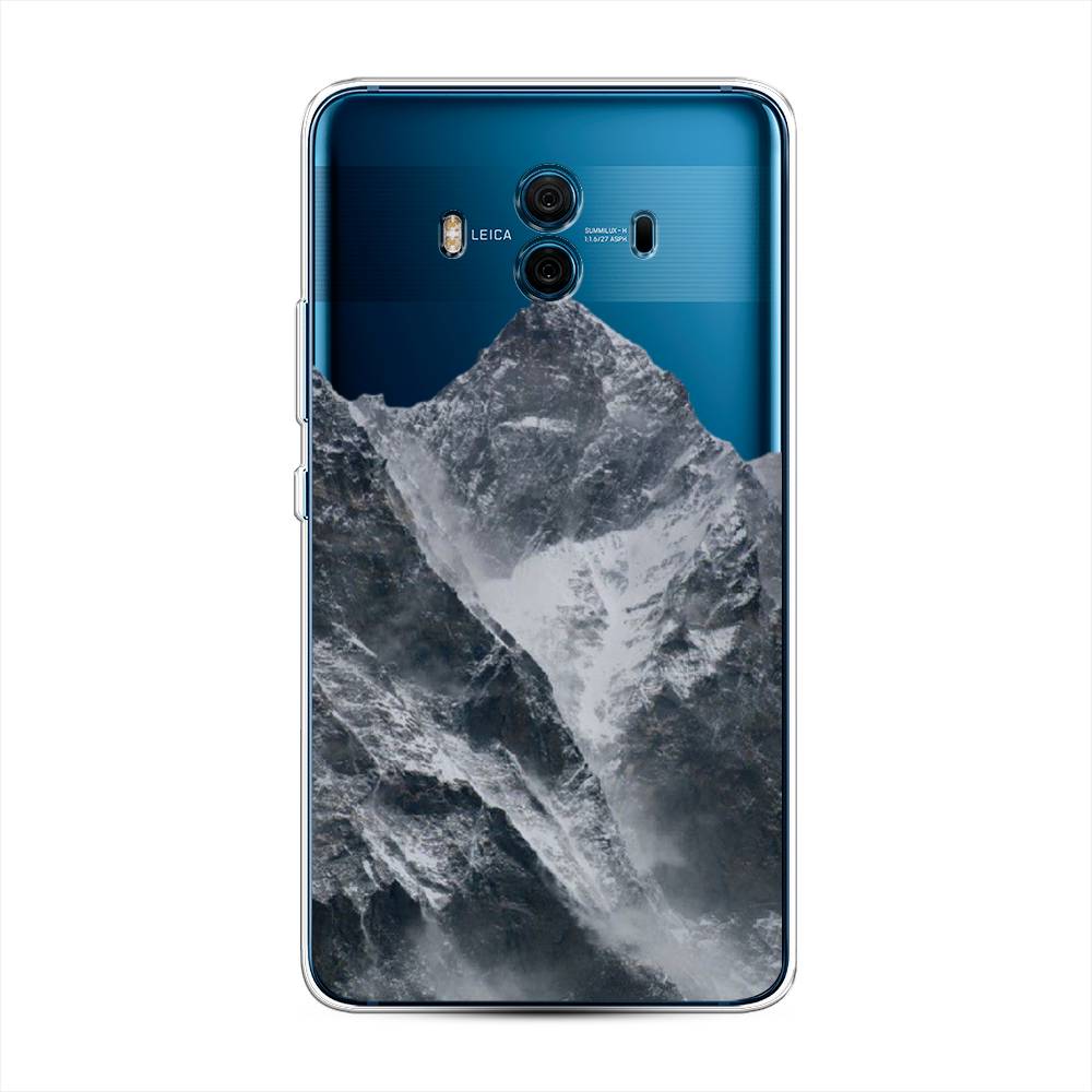 

Чехол на Huawei Mate 10 "Горы арт 4", Серый;бежевый, 63350-2