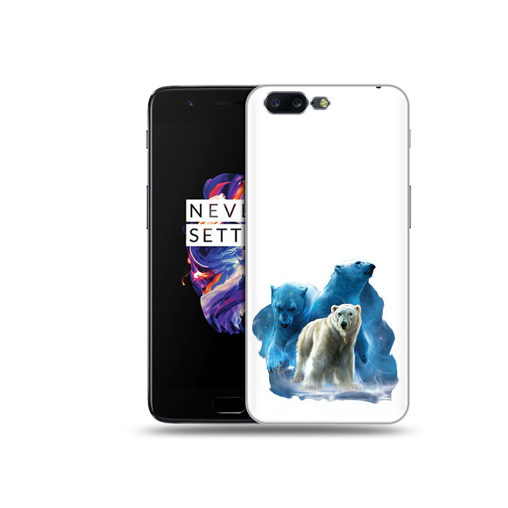 

Чехол MyPads Tocco для OnePlus 5 полярный медведь, Прозрачный, Tocco
